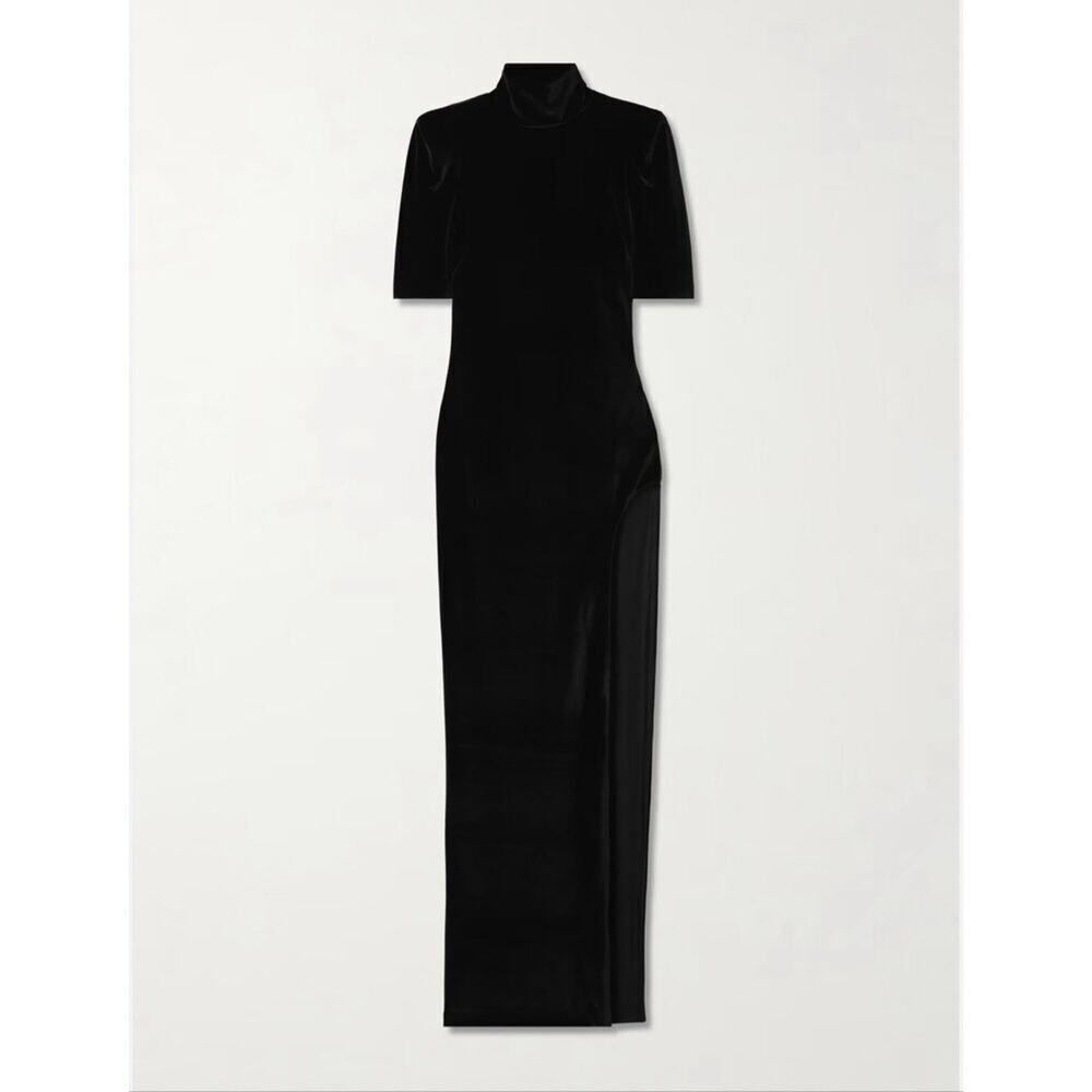 Alexander McQueen Velvet Stretch Maxi Dress – NWT 🗃️